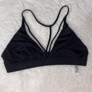 VSX Black Strappy Bralette